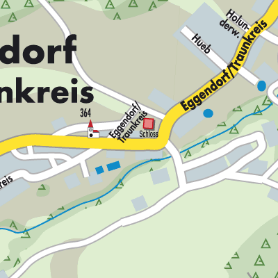 Stadtplan Eggendorf im Traunkreis