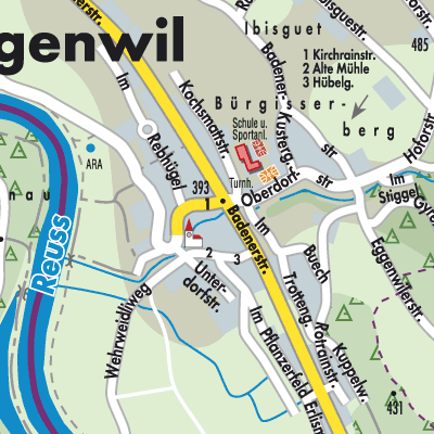 Stadtplan Eggenwil
