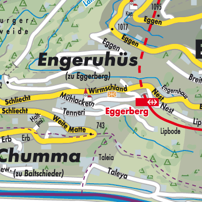 Stadtplan Eggerberg