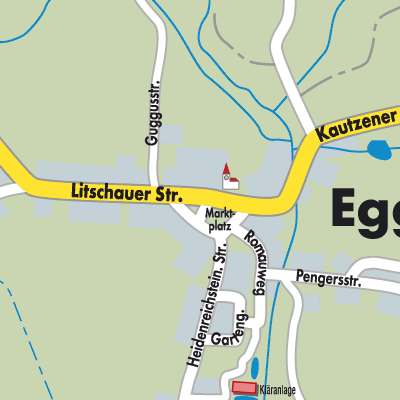 Stadtplan Eggern