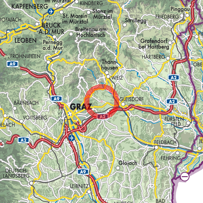 Landkarte Eggersdorf bei Graz