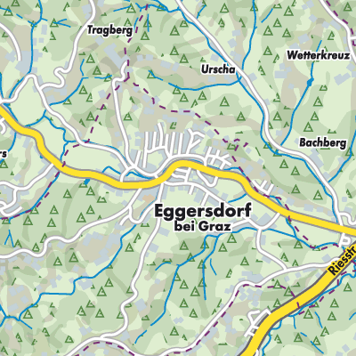 Übersichtsplan Eggersdorf bei Graz