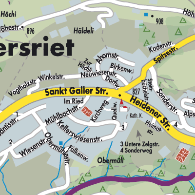 Stadtplan Eggersriet