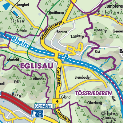 Übersichtsplan Eglisau
