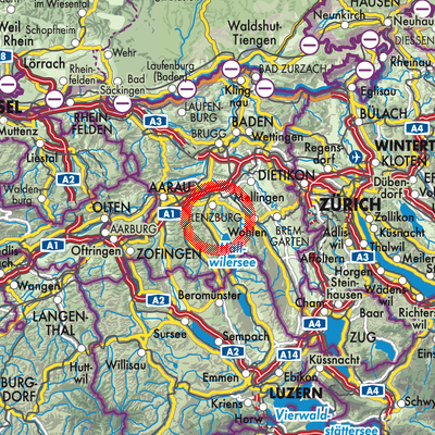 Landkarte Egliswil