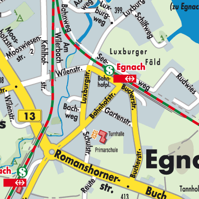 Stadtplan Egnach