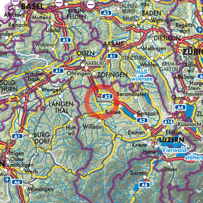 Landkarte Egolzwil
