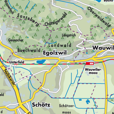 Übersichtsplan Egolzwil