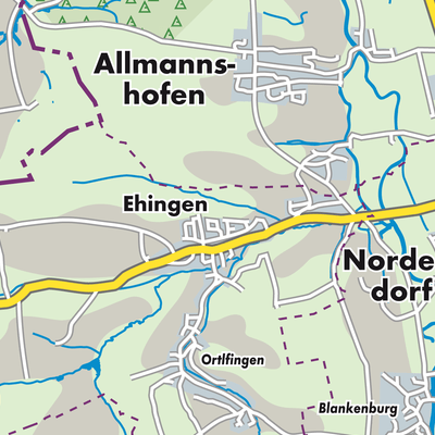 Übersichtsplan Ehingen