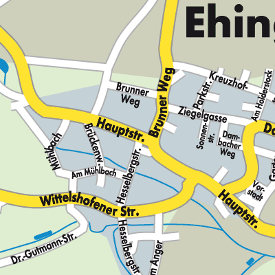 Stadtplan Ehingen