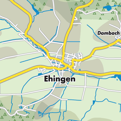 Übersichtsplan Ehingen