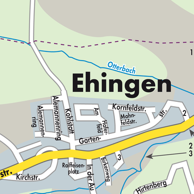 Stadtplan Ehingen