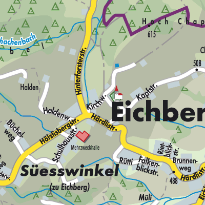 Stadtplan Eichberg