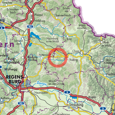 Landkarte Eichelberg