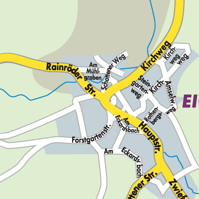 Stadtplan Eichelsachsen