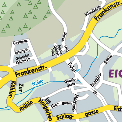 Stadtplan Eichelsdorf