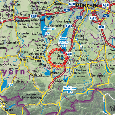 Landkarte Eichendorf