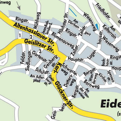 Stadtplan Eidengesäß