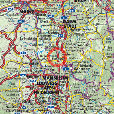 Landkarte Einhausen