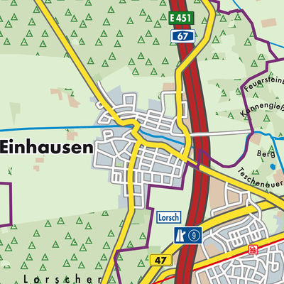 Übersichtsplan Einhausen