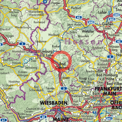 Landkarte Eisenbach