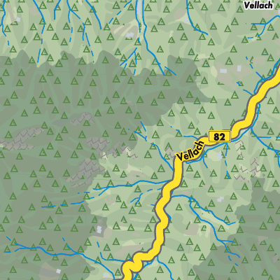 Übersichtsplan Eisenkappel-Vellach