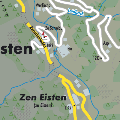 Stadtplan Eisten