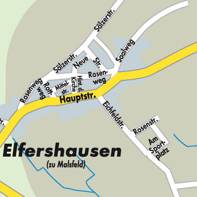 Stadtplan Elfershausen