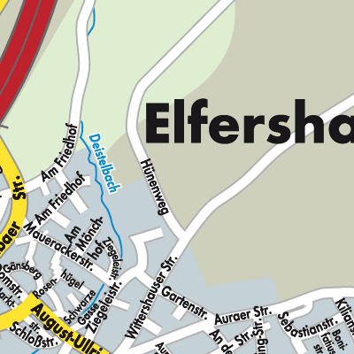 Stadtplan Elfershausen (VGem)