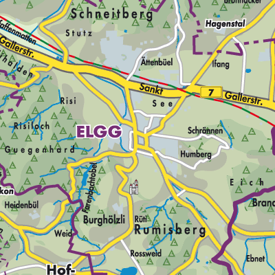 Übersichtsplan Elgg