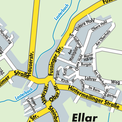 Stadtplan Ellar