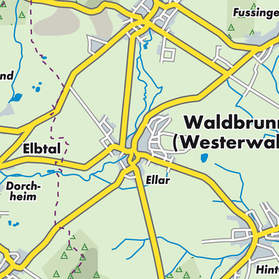 Übersichtsplan Ellar