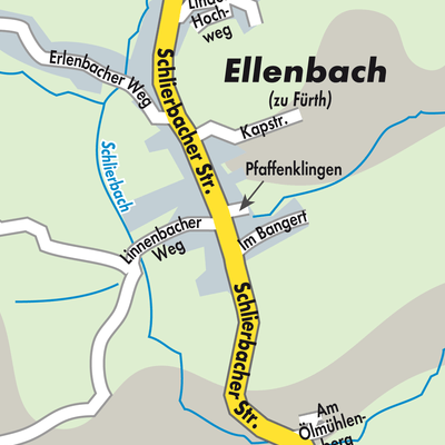 Stadtplan Ellenbach