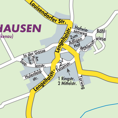 Stadtplan Ellershausen
