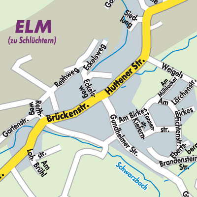 Stadtplan Elm