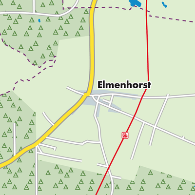 Übersichtsplan Elmenhorst