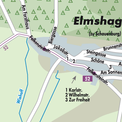 Stadtplan Elmshagen