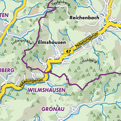 Übersichtsplan Elmshausen