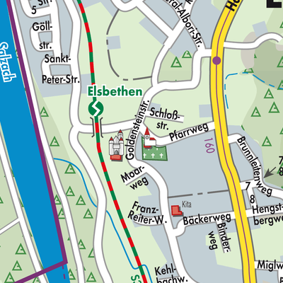 Stadtplan Elsbethen