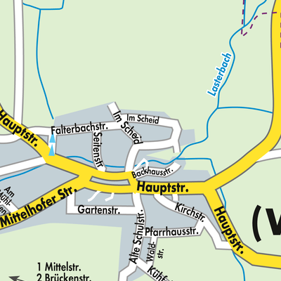 Stadtplan Elsoff (Westerwald)