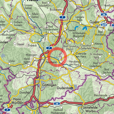 Landkarte Elvershausen