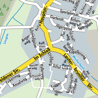 Stadtplan Emersacker