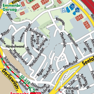 Stadtplan Emmen