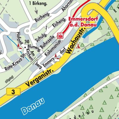 Stadtplan Emmersdorf an der Donau