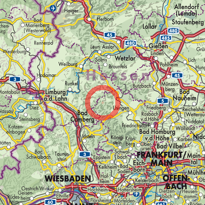 Landkarte Emmershausen