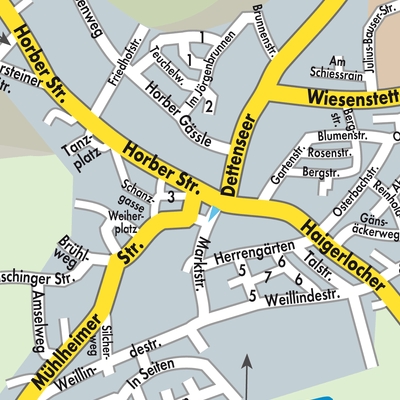 Stadtplan Empfingen