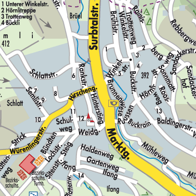 Stadtplan Endingen