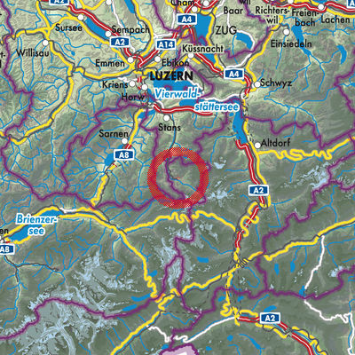 Landkarte Engelberg