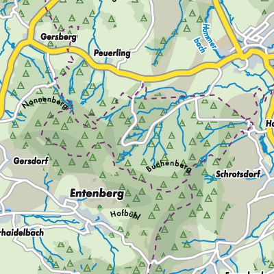 Übersichtsplan Engelthaler Forst