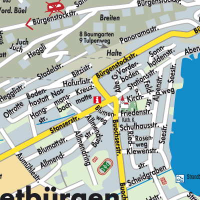 Stadtplan Ennetbürgen